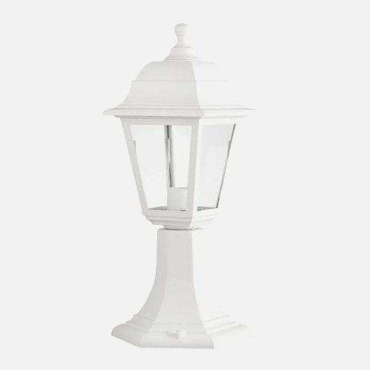 Borne exterieure Fabrilamp Albahaca blanche E27 IP44 41,5 cm