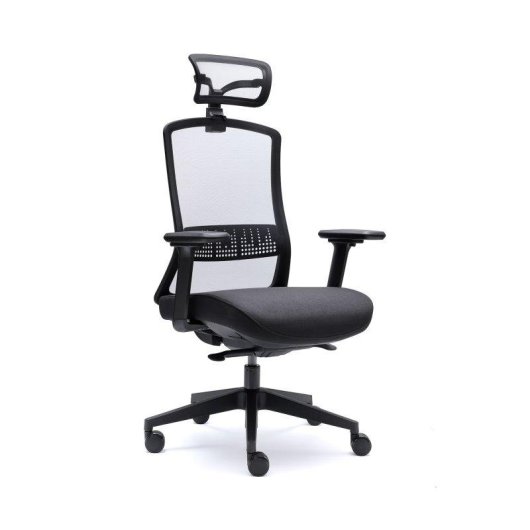 Silla Ergonómica Oficina Euromof Aira Malla Brazos 4D Cabecero Regulable