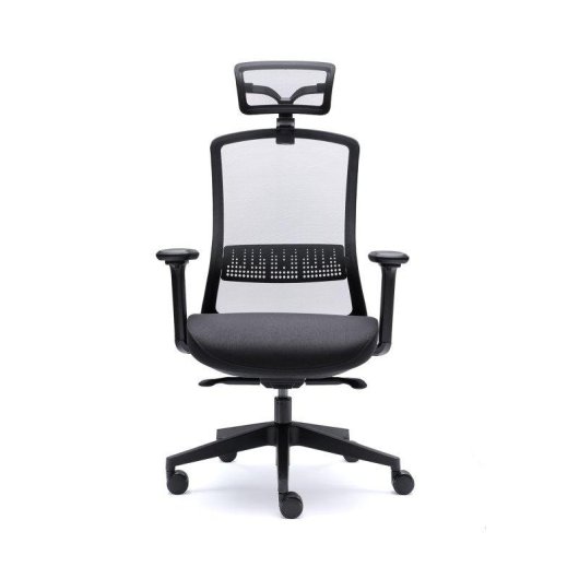 Silla Ergonómica Oficina Euromof Aira Malla Brazos 4D Cabecero Regulable