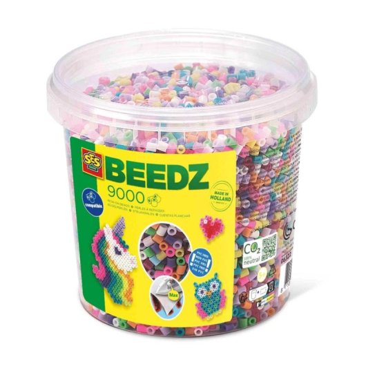 Conta de engomar SES Creative Beedz 9000 peças sem PVC
