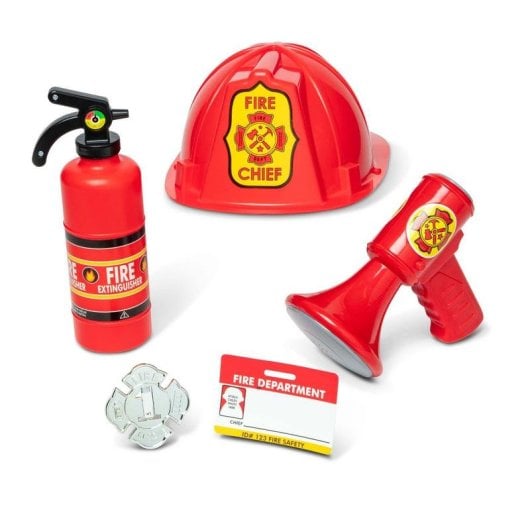Déguisement pompier Melissa & Doug avec accessoires de jeu