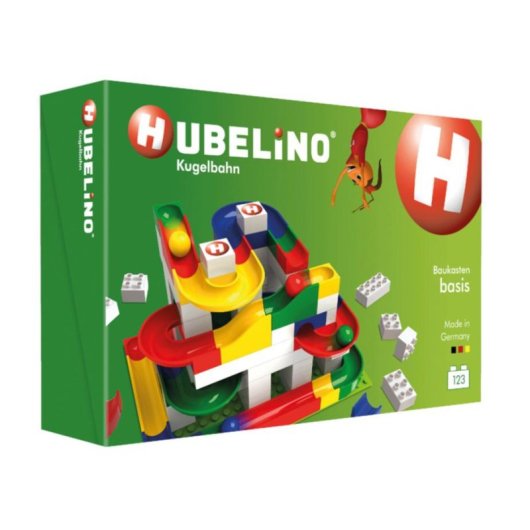 Hubelino Basic Building Box Circuit de Billes 123 Pièces