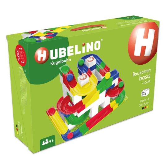 Hubelino Basic Building Box Circuit de Billes 123 Pièces
