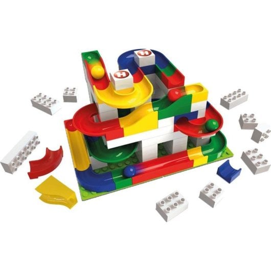 Hubelino Basic Building Box Circuit de Billes 123 Pièces