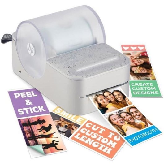 Stampante termica Bluetooth HP Sprocket Panorama portatile per etichette e foto a colori