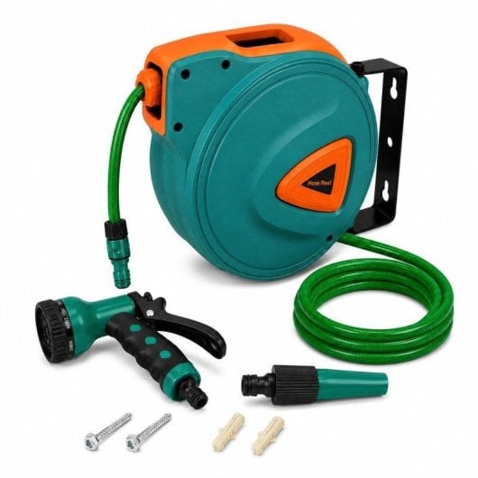 Enrollatore a parete Blossom 10 m Pistola 9 Funzioni Kit Giardino