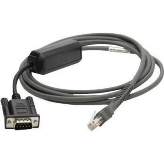 Cable Serial Zebra DB9 a RJ-45 2,13 m Negro Compatible con DS7708