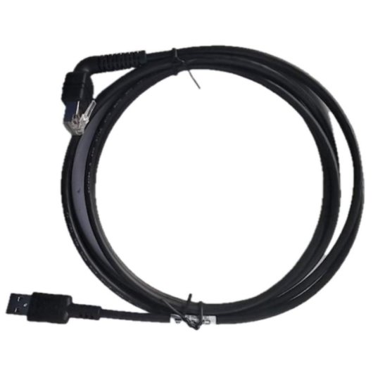 Cable alargador Zebra USB A a RJ-50 2,1 m Negro