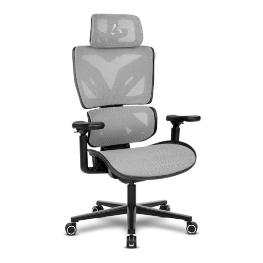 Cadeira Alpha Gamer Wave Black / Grey em malha