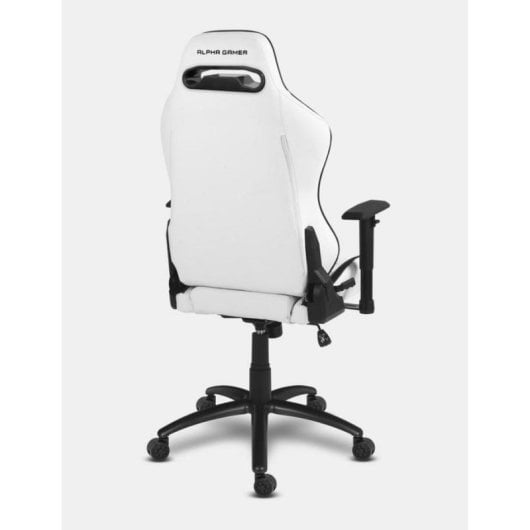 Sedia gaming Alpha Gamer Atena reclinabile 180 gradi Bianco/Nero