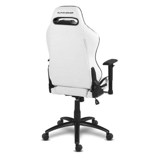 Sedia gaming Alpha Gamer Atena reclinabile 180 gradi Bianco/Nero