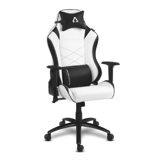 Sedia gaming Alpha Gamer Atena reclinabile 180 gradi Bianco/Nero
