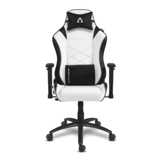 Sedia gaming Alpha Gamer Atena reclinabile 180 gradi Bianco/Nero