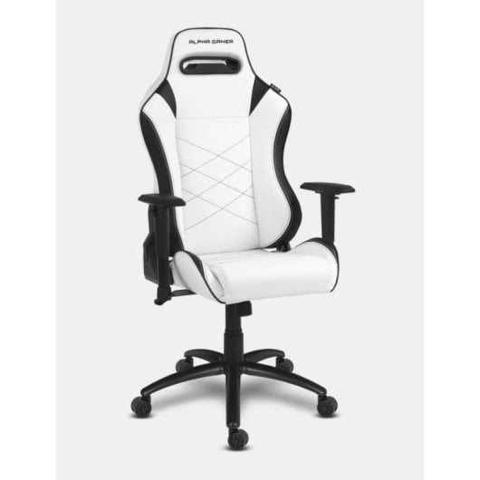 Sedia gaming Alpha Gamer Atena reclinabile 180 gradi Bianco/Nero