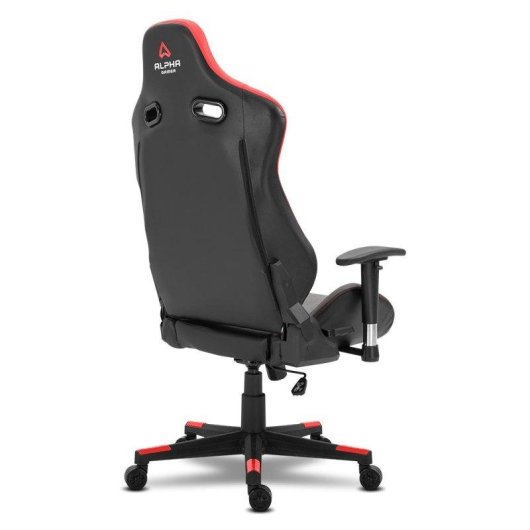 Gaming-Stuhl Alpha Gamer Zeta 120 kg Schwarz Rot