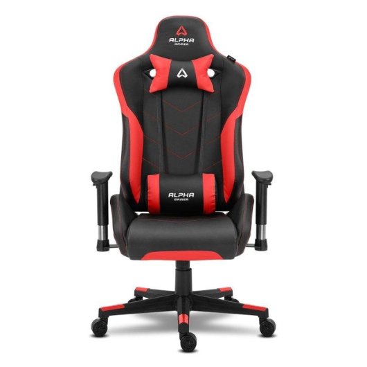 Gaming-Stuhl Alpha Gamer Zeta 120 kg Schwarz Rot