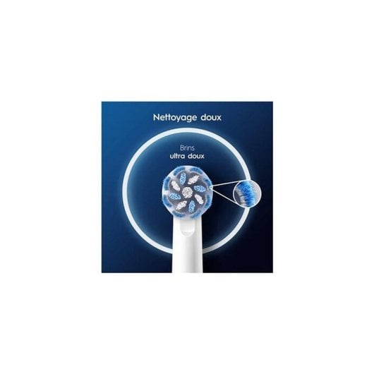 Brossette Dentaire Oral-B 8 Unités Bleu et Blanc