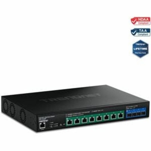 Geregelter Switch TRENDnet TPE-7124SBF 10G PoE++ 720 W Rackmontage