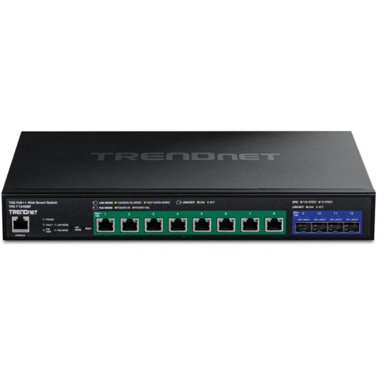 Geregelter Switch TRENDnet TPE-7124SBF 10G PoE++ 720 W Rackmontage
