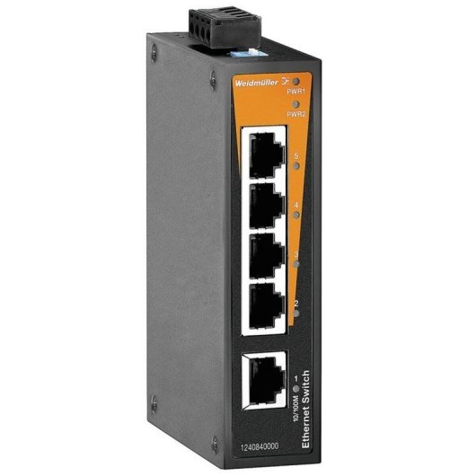 Interruptor de red Weidmüller IE-SW-BL05-5TX 5 Puertos Fast Ethernet No administrado