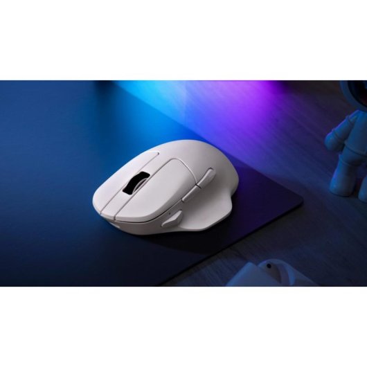 Rato Keychron M7-A24 sem fios Bluetooth USB-C 30000 DPI branco