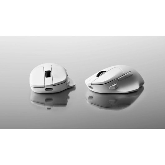 Rato Keychron M7-A24 sem fios Bluetooth USB-C 30000 DPI branco