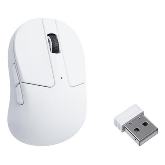 Mouse Keychron M4 wireless Bluetooth USB-C 30000 DPI bianco 6 pulsanti