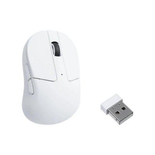 Mouse Keychron M4 wireless Bluetooth USB-C 30000 DPI bianco 6 pulsanti