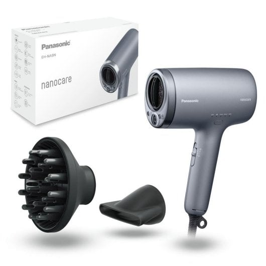 Seche-cheveux Ionique Panasonic EH-NA9N-H825 1600W 3 Vitesses Gris Fonce