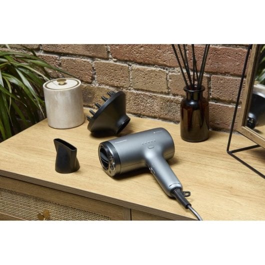 Seche-cheveux Ionique Panasonic EH-NA9N-H825 1600W 3 Vitesses Gris Fonce