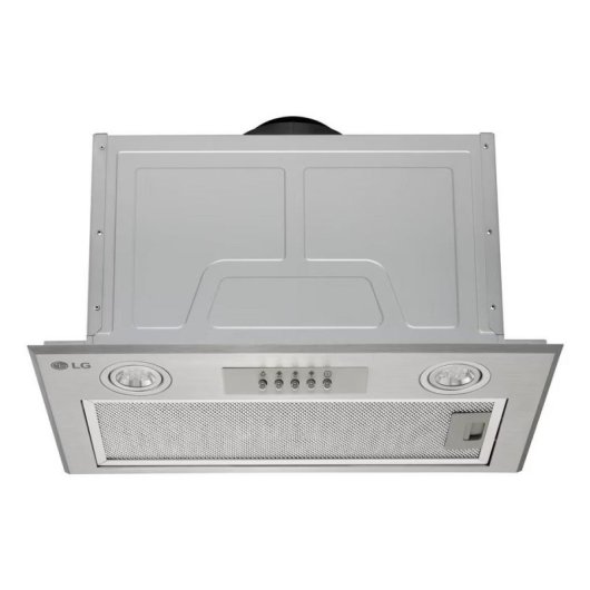 Exaustor LG HE3Z2415S 610 m3/h conduta 52 cm inox LED