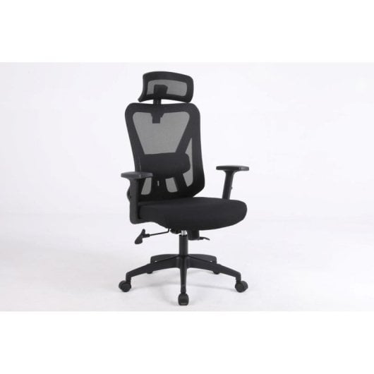 Chaise de bureau Activejet T5 noire, ergonomique, jusqu'a 200 kg