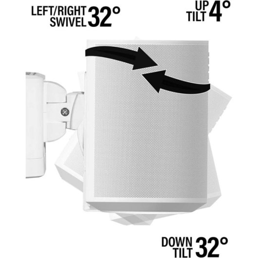 SANUS WSWME12 suporte de parede para Sonos Era 100, conjunto de 2