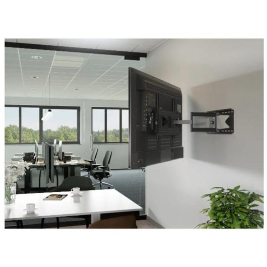 Hama 00220863 Support TV mural 37 a 80 pouces VESA 300x200 a 600x400 Max 40 kg