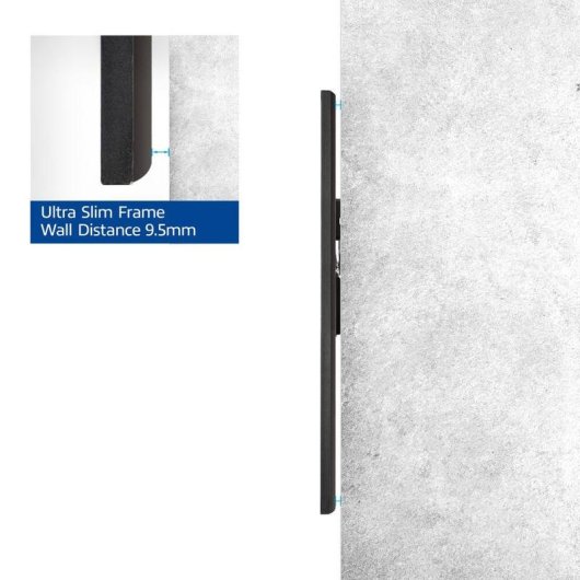 ACT AC8356 Support TV mural fixe 37 a 80 pouces VESA 200x200 a 600x400 max 75 kg