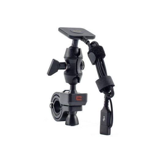 Suporte para Telemóvel Crosscall X-RIDE Carregador USB Rotação 360º Preto