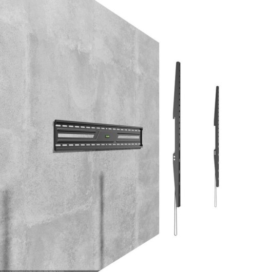 GEMBIRD WM-100F-01 Supporto TV Fisso a Parete 43 a 100" VESA 75x75 a 900x600 Max 75Kg