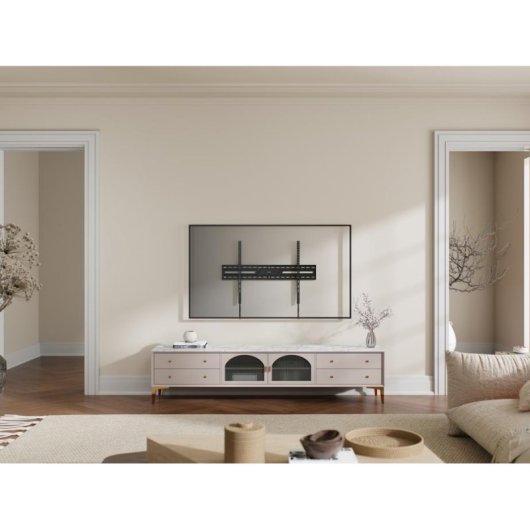 GEMBIRD WM-100F-01 Supporto TV Fisso a Parete 43 a 100" VESA 75x75 a 900x600 Max 75Kg