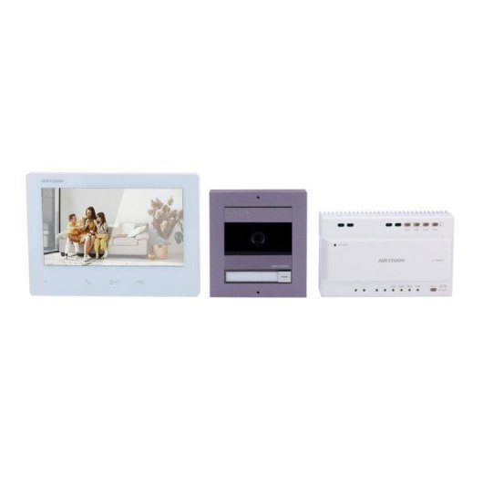 Videoportero Hikvision 2 MP 4 botones IP65 2 hilos