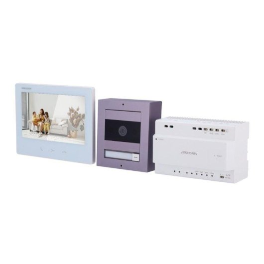Videoportero Hikvision 2 MP 4 botones IP65 2 hilos