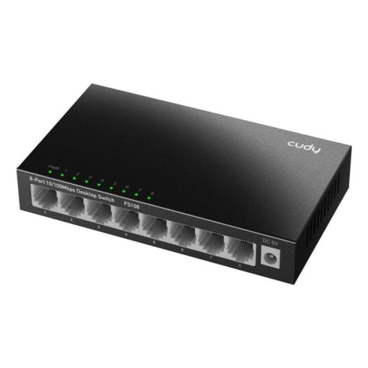 Switch Cudy FS108 8 porte Fast Ethernet non gestito metallo