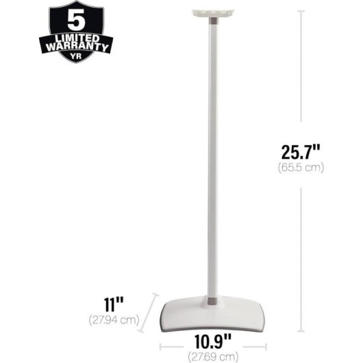 SANUS WSSE3A2-W2 Suporte ajustavel para colunas Sonos Era 300, par, branco