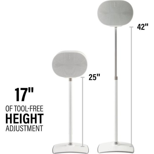 SANUS WSSE3A2-W2 Suporte ajustavel para colunas Sonos Era 300, par, branco