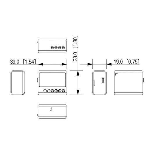 Interruptor inteligente Dahua Technology DHI-ARM7012-W2 2,4 GHz blanco