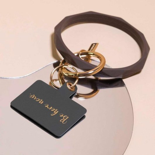 Bracelet CASEME Hope Circle marron et or pour mobile