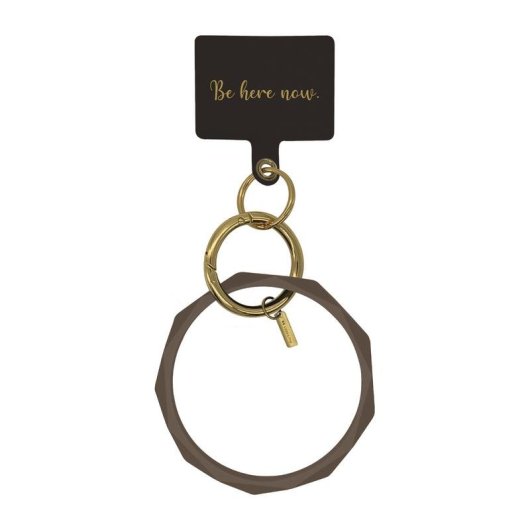 Bracelet CASEME Hope Circle marron et or pour mobile