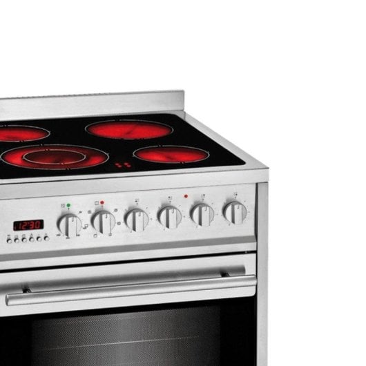 Fogão Elétrico Meireles E611x 55L 4 Zonas Cinzento Vitrocerâmico