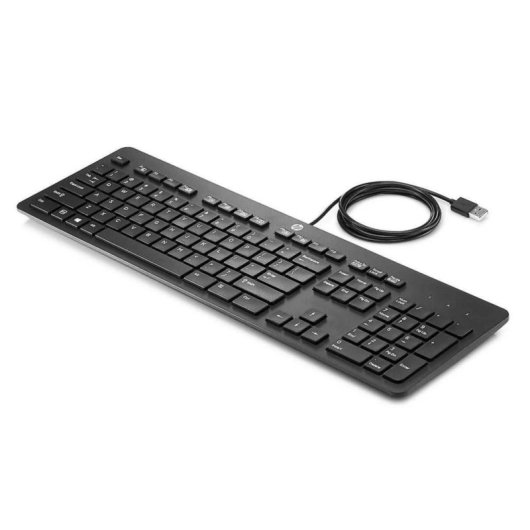 Clavier HP USB Business Slim Keyboard 100% filaire noir