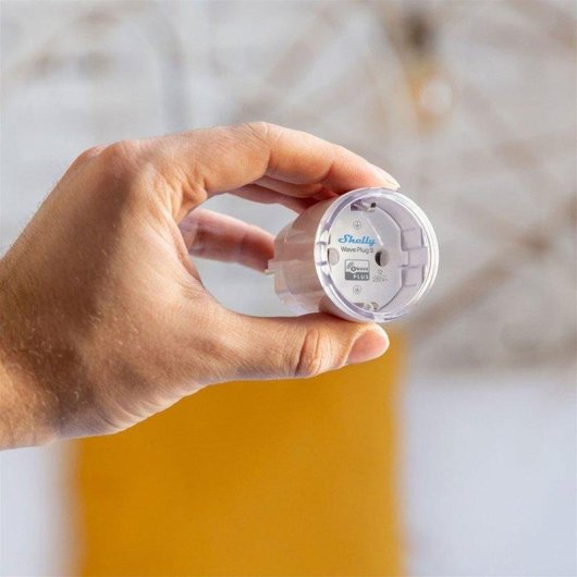 Prise intelligente Shelly Wave Plug S Z-Wave exterieure blanche