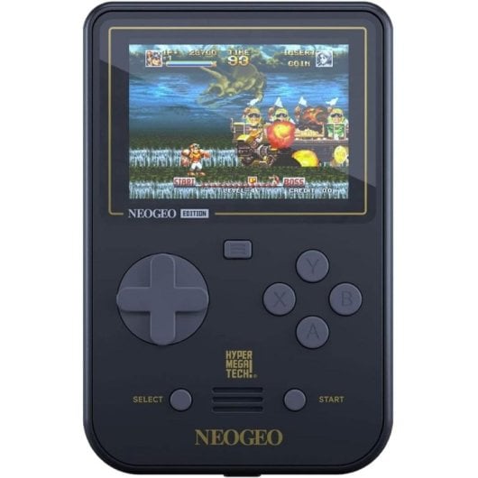 HyperMegaTech! Super Pocket NEOGEO Portátil 2,8" Negra